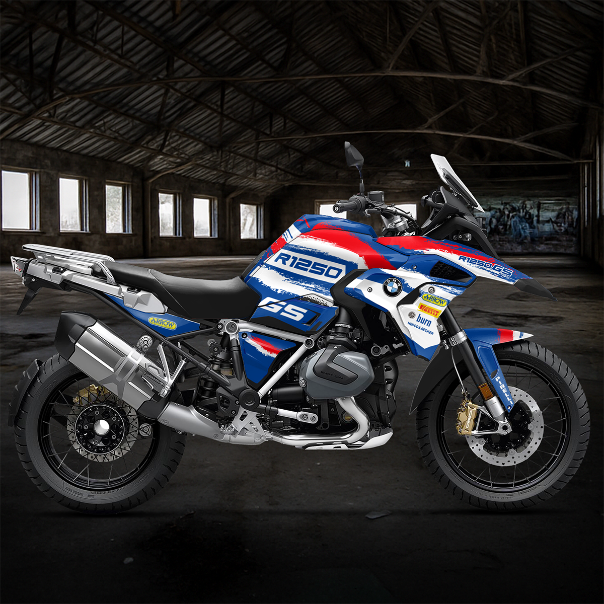BMW R1250 GS Dekor-Kit – Aufkleber & Sticker | Adventure Folierung (2019–2021)
