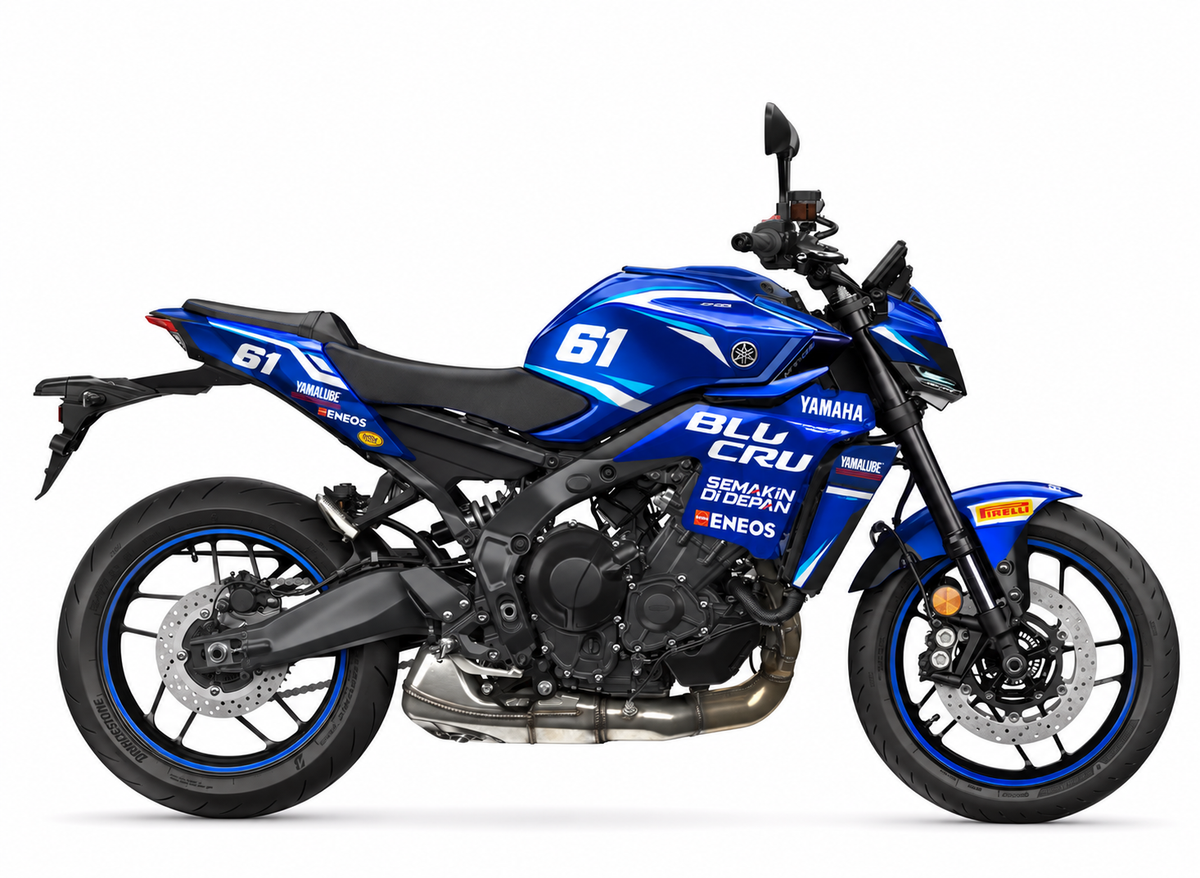 Yamaha MT-09 Dekor Can Öncü – Yamaha R9 WorldSSP 2025 – Motorrad Aufkleber