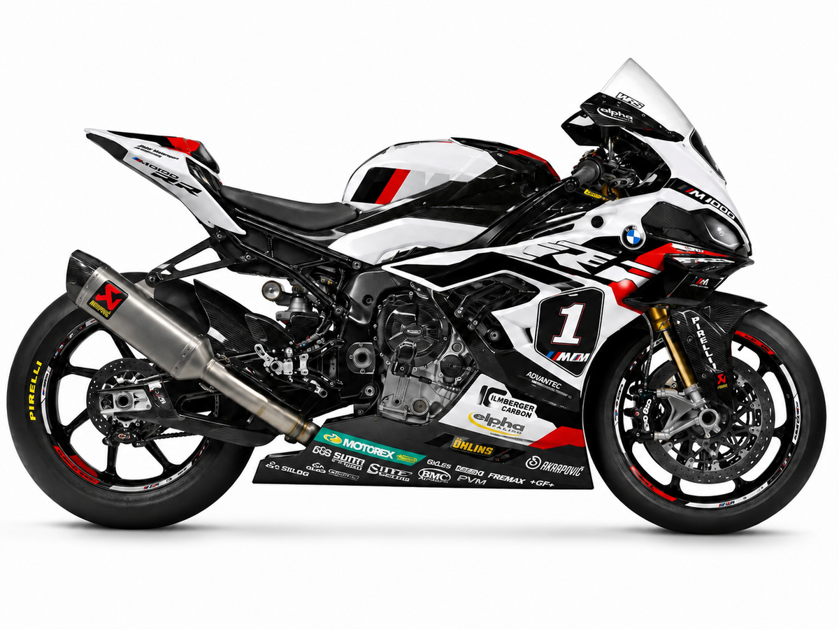 BMW M1000R Dekor Carbon Night – Hauptfarbe Schwarz