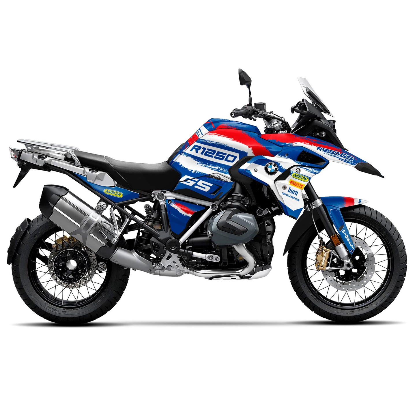 BMW R1250 GS Dekor-Kit – Aufkleber & Sticker | Adventure Folierung (2019–2021)