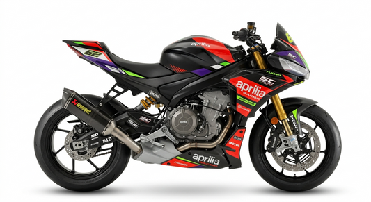 Aprilia Tuono 660 Factory Dekor-Kit Acid Racing Motorrad Aufkleber Vinyl Folierung 2021-2024, 2025-2026 Deutschland
