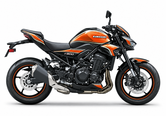 Kawasaki Z900 Dekor Legends Never End 1 – Motorrad Aufkleber für 2017–2019, 2020–2024 und 2025–2026