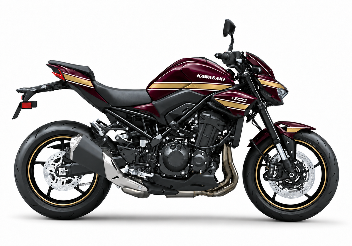 Kawasaki Z900 Dekor Legends Never End 2 – Motorrad Aufkleber für 2017–2019, 2020–2024 und 2025–2026