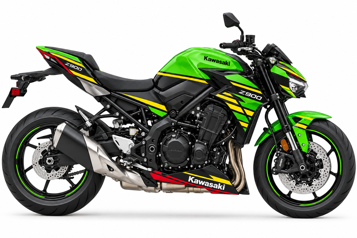 Kawasaki Z900 KRT Suzuka Dekor weitere Ansicht