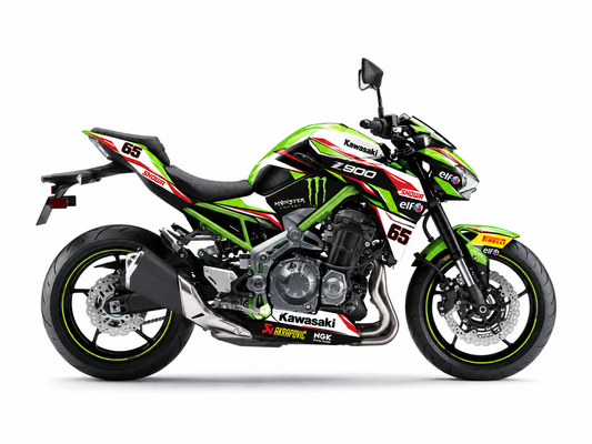Kawasaki Z900 Dekor KRT Suzuka 8 Stunden 2019 Design 2 – Motorrad Aufkleber für 2017–2019, 2020–2024 und 2025–2026