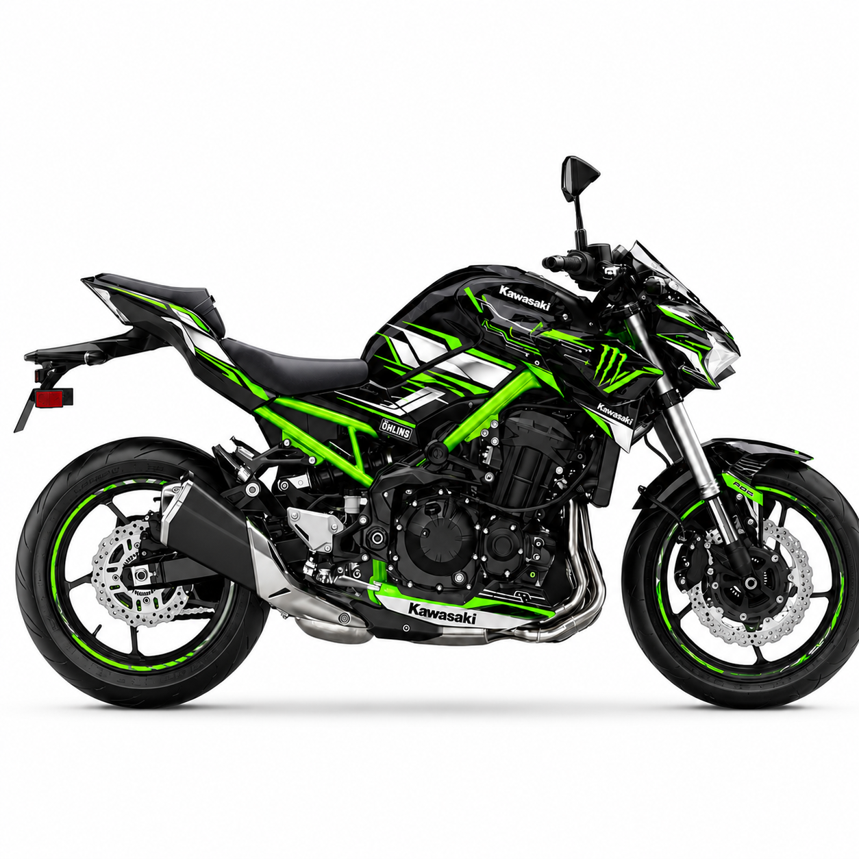 Kawasaki Z900 Dekor-Kit BOC 2001 Motorrad Aufkleber Vinyl Folierung 2017-2019, 2020-2024, 2025-2026 Deutschland