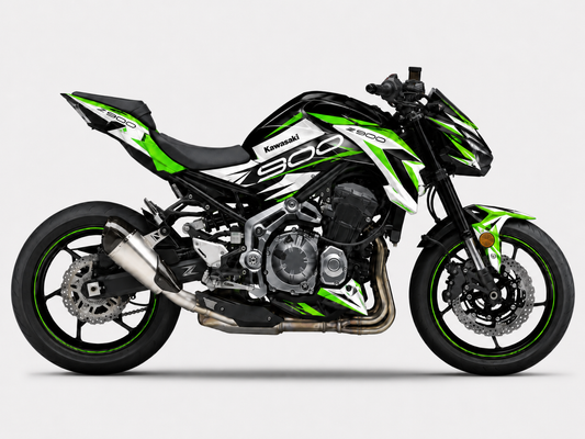 Kawasaki Z900 Dekor-Kit BOC 2012 Motorrad Aufkleber Vinyl Folierung 2017-2019, 2020-2024, 2025-2026 Deutschland