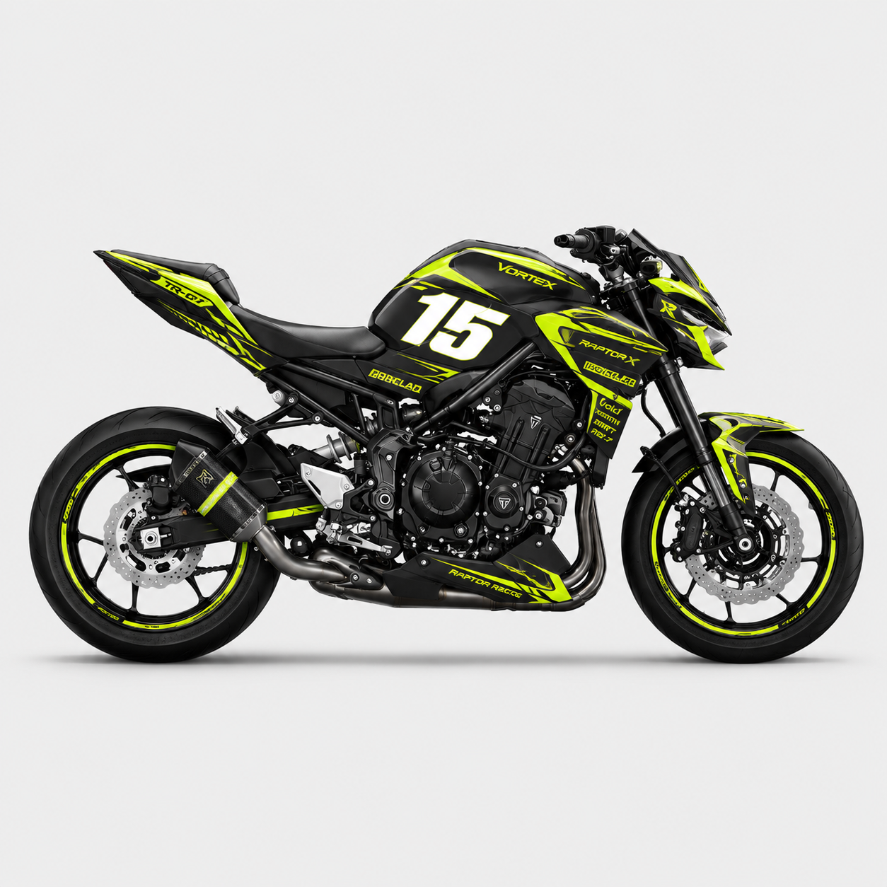 Kawasaki Z900 Dekor-Kit BOC 2014 Motorrad Aufkleber Vinyl Folierung 2017-2019, 2020-2024, 2025-2026 Deutschland