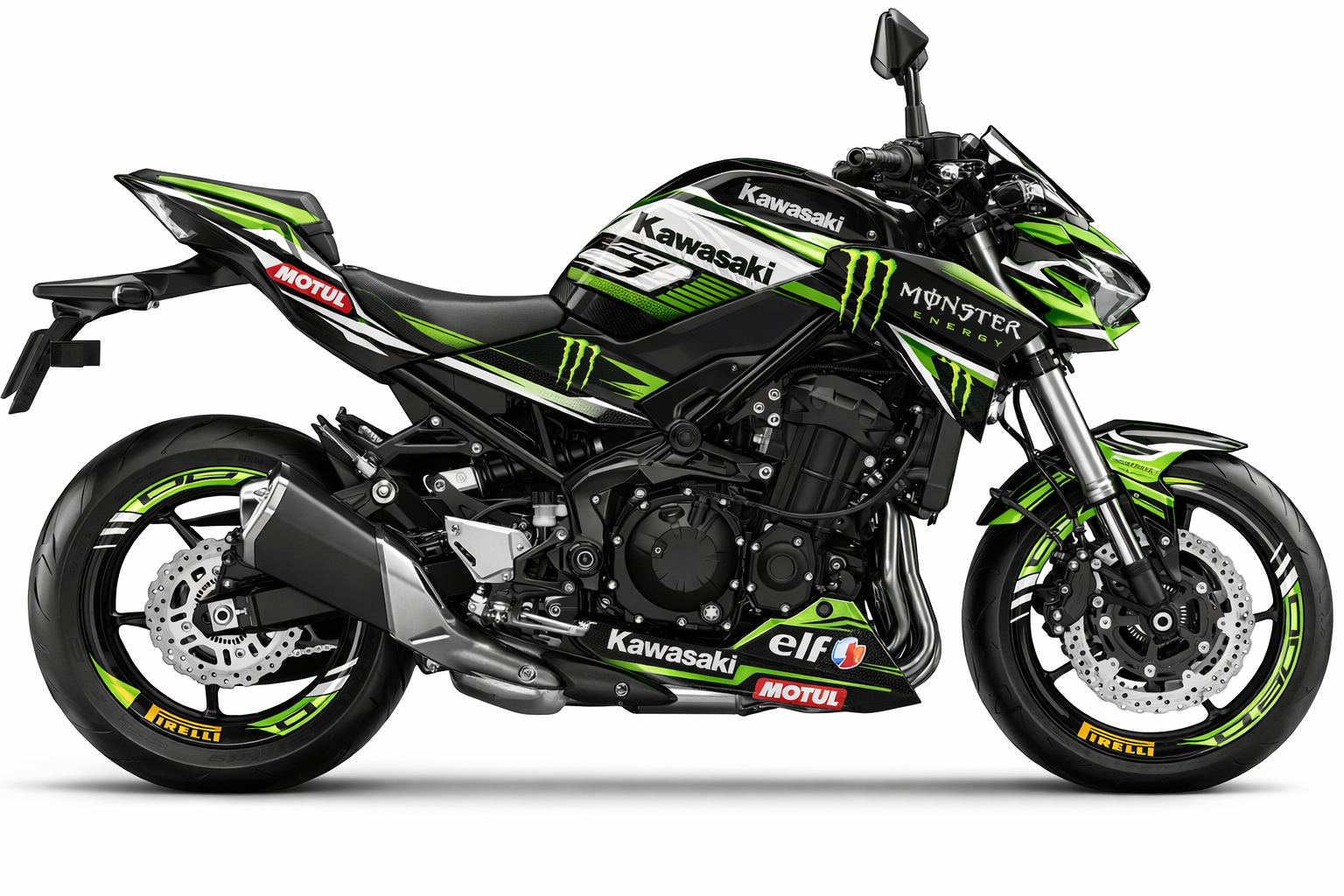 Kawasaki Z900 Dekor-Kit BOC 2028 Motorrad Aufkleber Vinyl Folierung 2017-2019, 2020-2024, 2025-2026 Deutschland