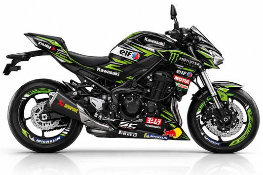Kawasaki Z900 Dekor-Kit BOC 2029 Motorrad Aufkleber Vinyl Folierung 2017-2019, 2020-2024, 2025-2026 Deutschland