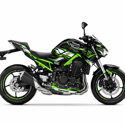 Kawasaki Z900 Dekor-Kit BOC 2030 Motorrad Aufkleber Vinyl Folierung 2017-2019, 2020-2024, 2025-2026 Deutschland