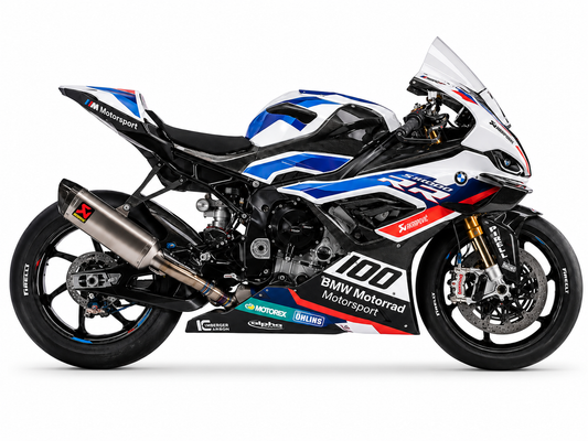 BMW S1000RR Dekor-Kit M Motorsport Motorrad Aufkleber Vinyl Folierung 2019-2022, 2023-2024, 2025-2026 Deutschland