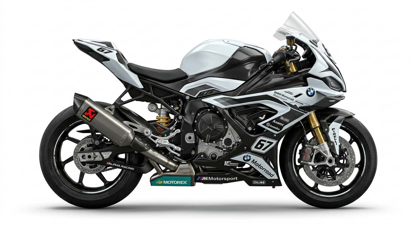 BMW S1000RR K67 Dekor-Kit Racefoxx Motorrad Aufkleber Vinyl Folierung 2019-2022, 2023-2024, 2025-2026 Deutschland