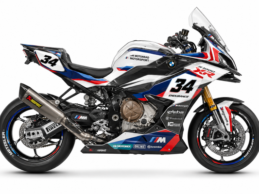 BMW S1000XR Dekor-Kit M Endurance Motorrad Aufkleber Vinyl Folierung 2020-2023, 2024-2026 Deutschland