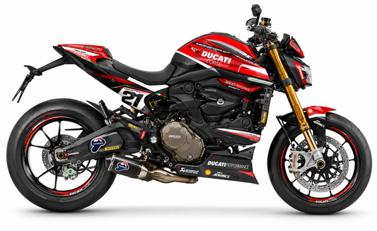 Ducati Monster SP Dekor-Kit Corse Streetfighter Motorrad Aufkleber Vinyl Folierung 2023-2025 Deutschland