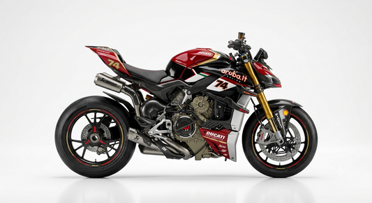 Ducati Streetfighter V4 Dekor-Kit SBK Aruba Stealth Motorrad Aufkleber Vinyl Folierung 2023-2025 Deutschland