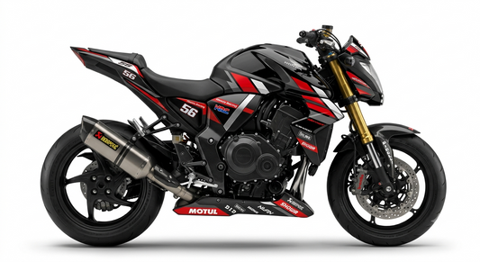 Honda CB1000 Hornet Dekor-Kit Red Black Racing Motorrad Aufkleber Vinyl Folierung 2025-2026 Deutschland
