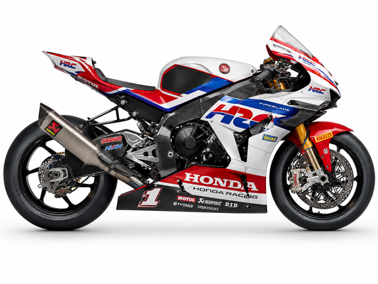 Honda CBR1000RR-R Fireblade SP Dekor-Kit HRC Motorrad Aufkleber Vinyl Folierung 2020-2023, 2024-2026 Deutschland