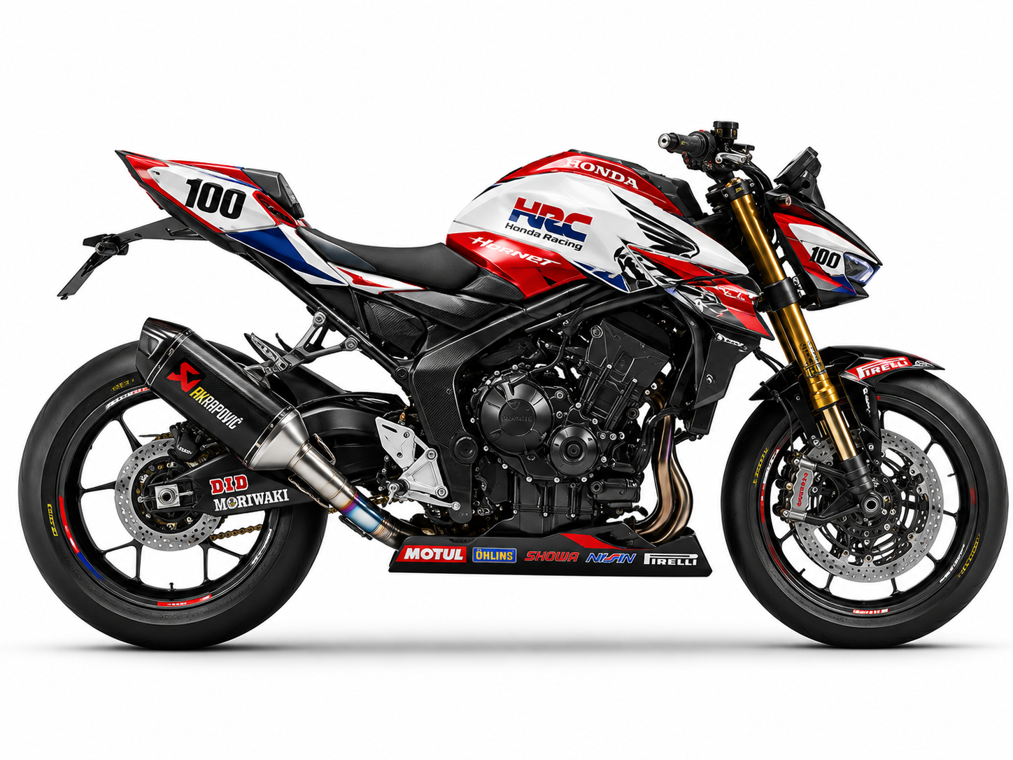 Honda CB1000 Hornet Dekor-Kit HRC Rennumbau Motorrad Aufkleber Vinyl Folierung 2025-2026 Deutschland