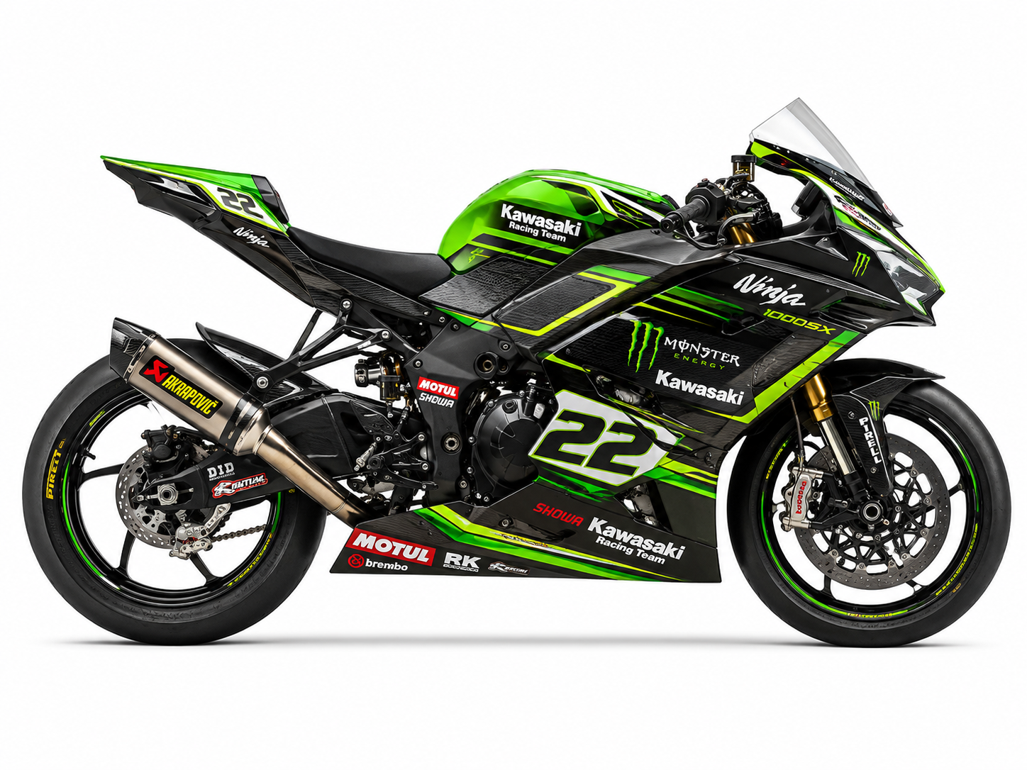 Kawasaki Ninja 1000SX Dekor-Kit Endurance Motorrad Aufkleber Vinyl Folierung 2020-2024 Deutschland