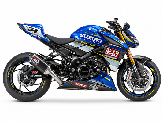 Suzuki GSX-S1000 Dekor-Kit Yoshimura Racing Motorrad Aufkleber Vinyl Folierung 2021-2024, 2025-2026 Deutschland