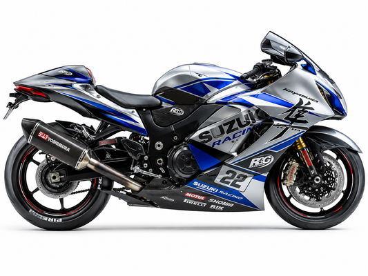 Suzuki Hayabusa Dekor-Kit Aero Speed Motorrad Aufkleber Vinyl Folierung 2021-2026 Deutschland