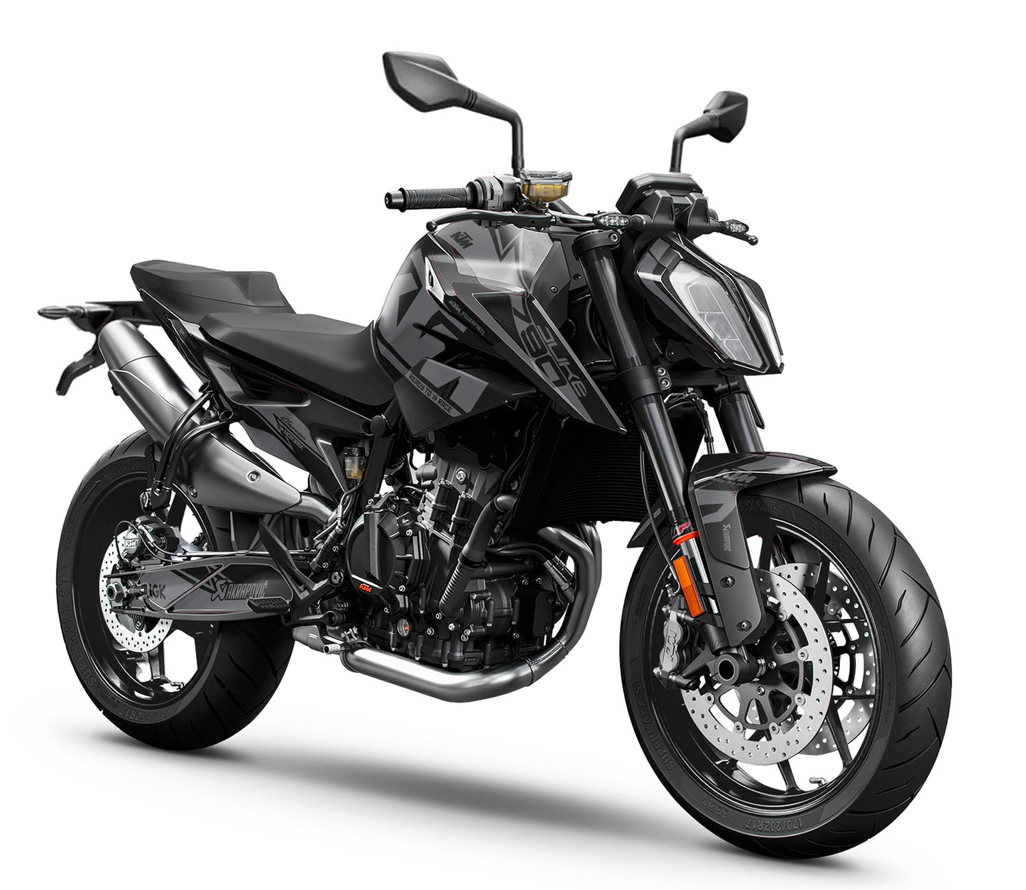 Dekor-Kit kompatibel mit KTM Duke 790 (2018–2020) – Vinyl-Aufkleber