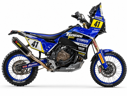 Yamaha Ténéré 700 Dekor-Kit Rallye Raid Motorrad Aufkleber Vinyl Folierung 2019-2024, 2025-2026 Deutschland