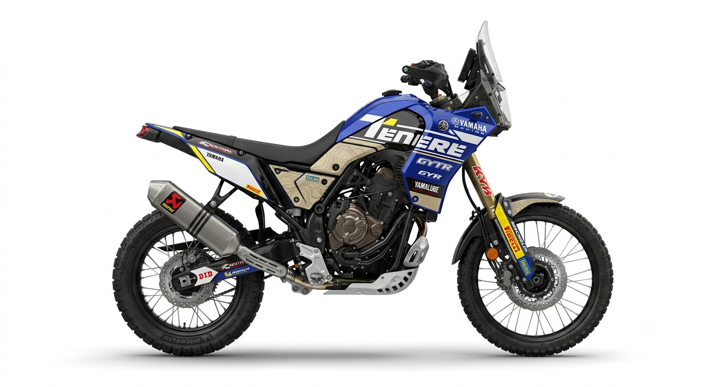 Yamaha Ténéré 700 Dekor »Sahara« – Motorrad Aufkleber, Sticker & Folierung