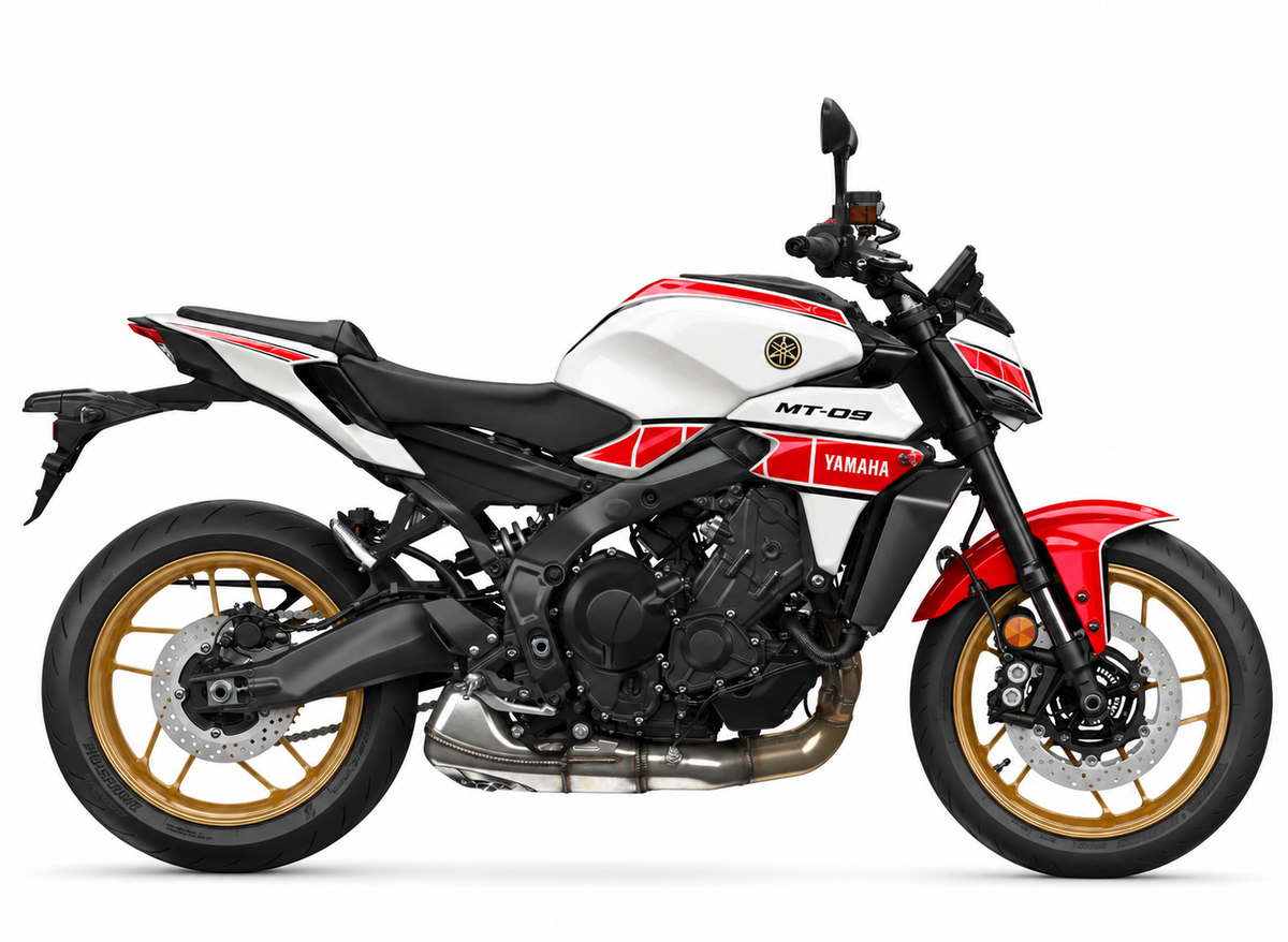 Yamaha MT-09 Dekor Yamaha World GP 60. Jubiläum – Motorrad Aufkleber