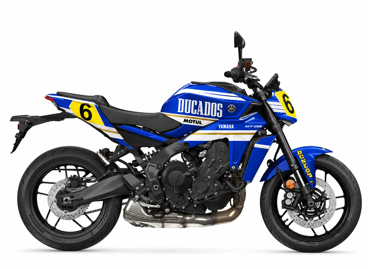 Yamaha MT-09 Dekor Joan Garriga – Yamaha GP – Motorrad Aufkleber