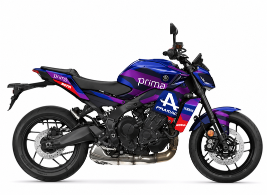 Yamaha MT-09 Dekor Miguel Oliveira – Prima Pramac Yamaha MotoGP 2025 – Motorrad Aufkleber