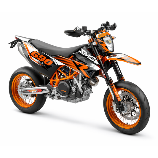 KTM 690 SMC R Dekor-Kit – Aufkleber & Sticker | Supermoto Folierung (ab 2019)